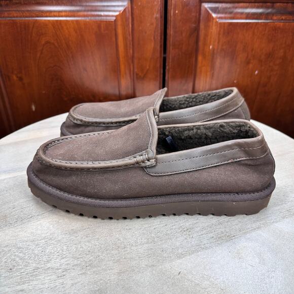 Kenneth Cole Reaction Mens Jaxon Slippers Size 7.5 Brown Memory Foam Shoes - Picture 15 of 16